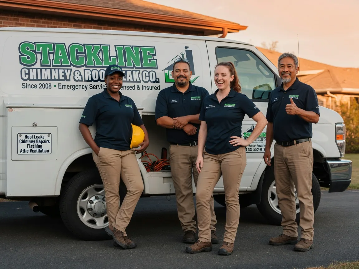 Chimney flashing repair company in Flat Rock, OH